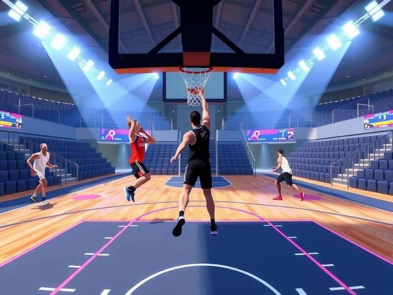 VR Slam Dunk Elite Gameplay Screenshot